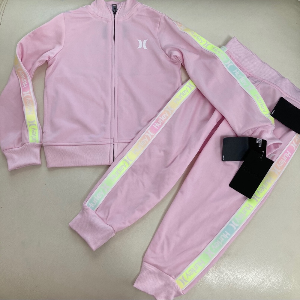 Hurley girl cute neon pink pants set 2271 - Picture 5 of 5